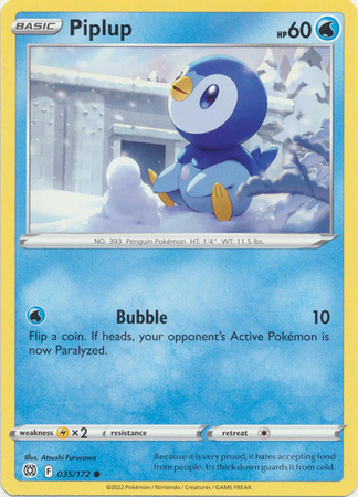 Piplup - Sword & Shield: Brilliant Stars - Pokemon | TrollAndToad