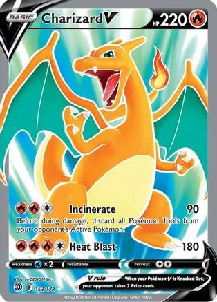  Pokemon Card Charizard V Japanese : Toys & Games