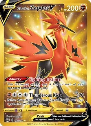 Zapdos de Galar (82/203) Carta Avulsa - Pokémon TCG