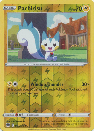 Pachirisu - 052/172 - Uncommon Reverse Holo