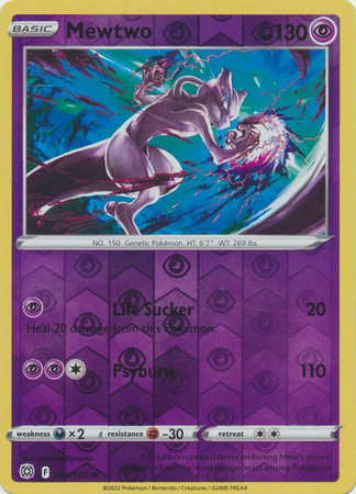 Mewtwo - 056/172 Holo Rare - Pokemon Halloween Set