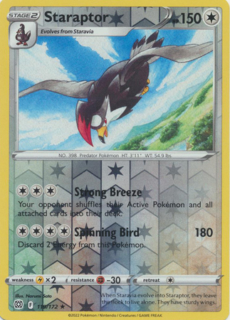 Staraptor (carta rara do tipo Voador) - Pokémon TCG Cards
