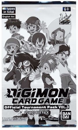 Digimon Card Game Vol 3 Official Tournament Pack All Digimon Sealed Product Digimon Card Game Vol 3 Official Tournament Pack All Digimon Sealed Product