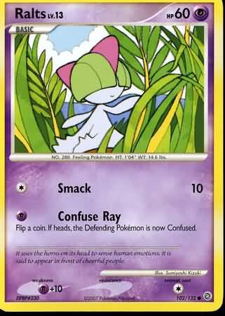 Ralts 102 132 Common Diamond Pearl Secret Wonders Singles Ralts 102 132 Common Diamond Pearl Secret Wonders Singles