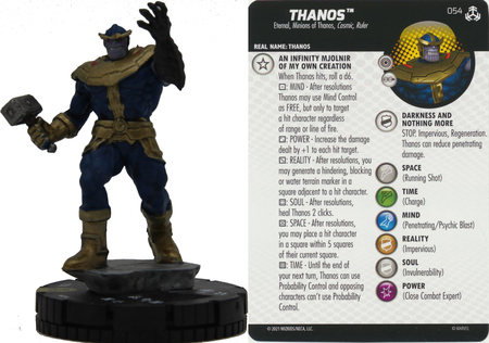 Thanos #054 Super Rare Avengers War of the Realms Marvel Heroclix