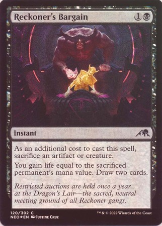 Reckoner s Bargain 120 302 Foil Reckoner s Bargain 120 302 Foil