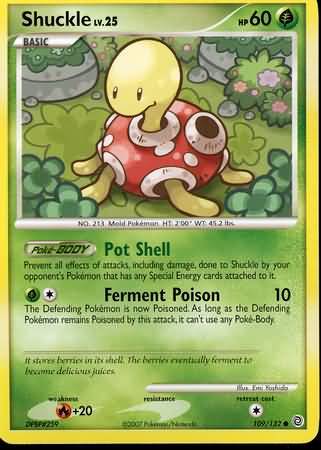 Shuckle 109 132 Common Diamond Pearl Secret Wonders Singles Shuckle 109 132 Common Diamond Pearl Secret Wonders Singles