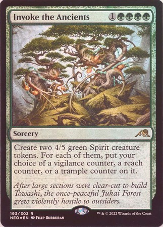 Invoke the Ancients 193 302 Foil Invoke the Ancients 193 302 Foil