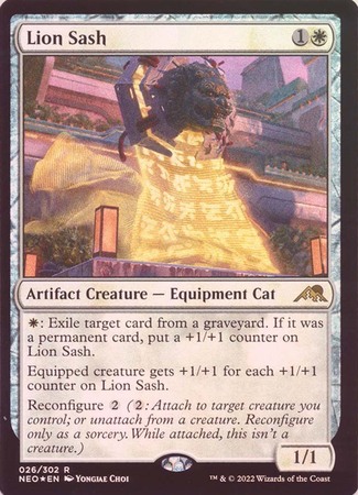 Lion Sash 026 302 Foil Lion Sash 026 302 Foil