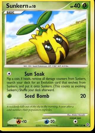 Sunkern 114 132 Common Sunkern 114 132 Common