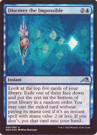 Discover the Impossible 050 302 Foil Discover the Impossible 050 302 Foil
