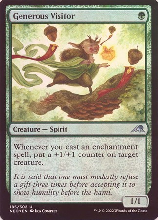 Generous Visitor 185 302 Foil Generous Visitor 185 302 Foil