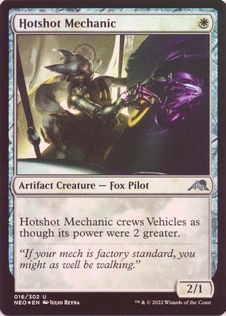 Hotshot Mechanic 016 302 Foil Hotshot Mechanic 016 302 Foil