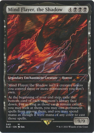 Mind Flayer the Shadow 340 SLD Promo Secret Lair Drop Series Singles Mind Flayer the Shadow 340 SLD Promo Secret Lair Drop Series Singles