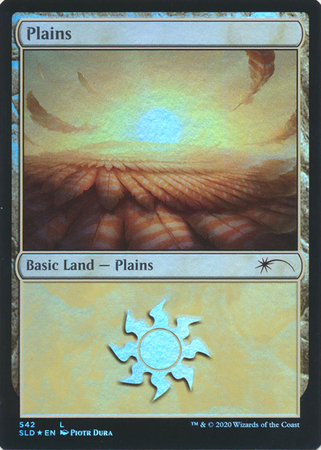 Plains 542 SLD Foil Promo Secret Lair Drop Series Singles Plains 542 SLD Foil Promo Secret Lair Drop Series Singles