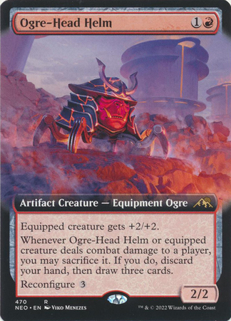 Ogre Head Helm 470 Extended Art Ogre Head Helm 470 Extended Art