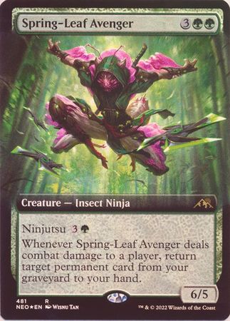 Spring Leaf Avenger 481 Extended Art Foil Spring Leaf Avenger 481 Extended Art Foil