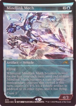 Mindlink Mech 373 Showcase Soft Glow Frame Foil Kamigawa Neon Dynasty Collector Booster Foil Singles Mindlink Mech 373 Showcase Soft Glow Frame Foil Kamigawa Neon Dynasty Collector Booster Foil Singles