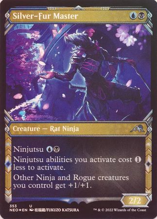 Silver Fur Master 353 Showcase Ninja Frame Foil Silver Fur Master 353 Showcase Ninja Frame Foil