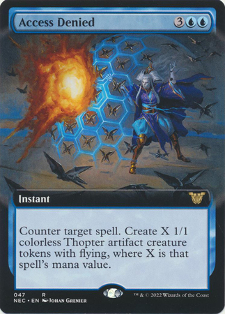 Access Denied 047 Extended Art Kamigawa Neon Dynasty Commander Singles Access Denied 047 Extended Art Kamigawa Neon Dynasty Commander Singles