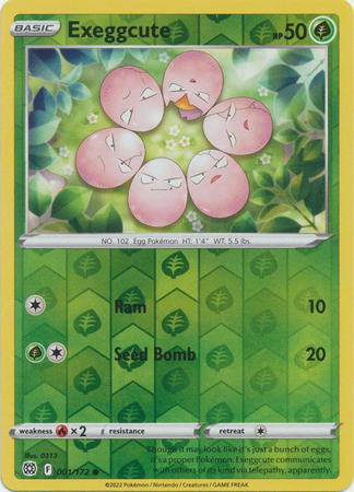 Exeggcute - Common Roaring Skies 1/108 Reverse Foil 