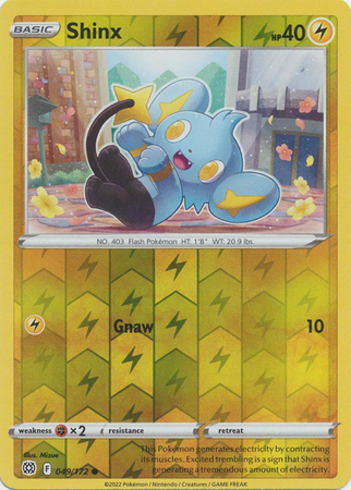 Shinx 44/122 XY BREAKPoint Reverse Holo Common NM or Better 