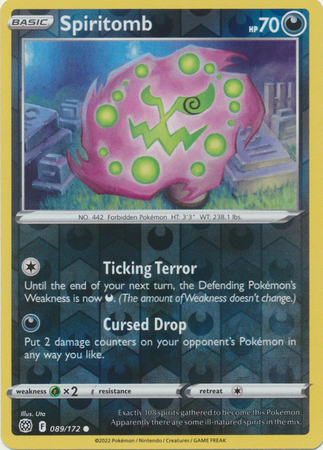 Mavin  Spiritomb 32/99 Reverse Holo Rare Arceus Pokemon Card