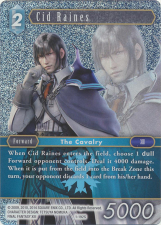 Cid Raines 1 192S Starter Foil Opus 1 Wave 1 Printing Opus I Wave I Printing Cid Raines 1 192S Starter Foil Opus 1 Wave 1 Printing Opus I Wave I Printing