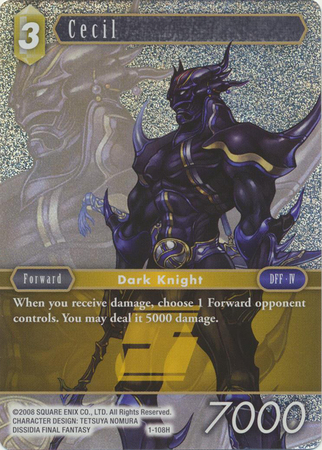 Cecil 1 108H Hero Foil Opus 1 Wave 1 Printing Opus I Wave I Printing Cecil 1 108H Hero Foil Opus 1 Wave 1 Printing Opus I Wave I Printing