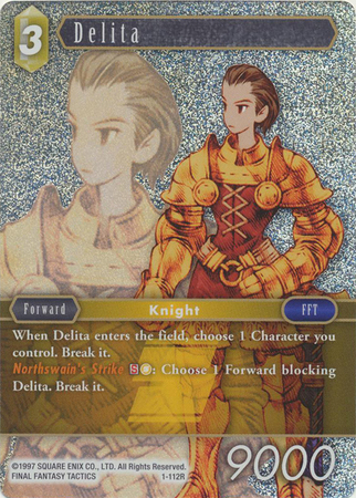 Delita 1 112R Rare Foil Opus 1 Wave 1 Printing Delita 1 112R Rare Foil Opus 1 Wave 1 Printing