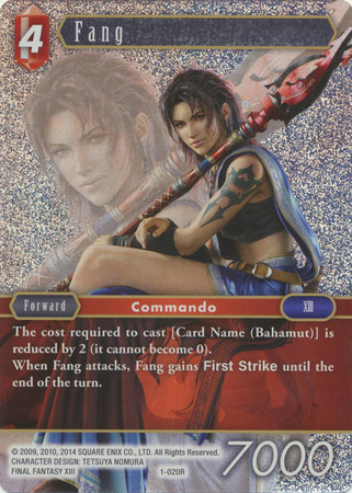Fang 1 020R Rare Foil Opus 1 Wave 1 Printing Opus I Wave I Printing Fang 1 020R Rare Foil Opus 1 Wave 1 Printing Opus I Wave I Printing