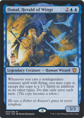 Donal Herald of Wings 003 038 Non Foil Innistrad Crimson Vow Commander Singles Donal Herald of Wings 003 038 Non Foil Innistrad Crimson Vow Commander Singles