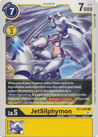 JetSilphymon BT7 038 U Uncommon JetSilphymon BT7 038 U Uncommon