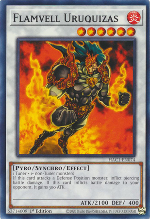 Flamvell Uruquizas HAC1 EN074 Common 1st Edition Flamvell Uruquizas HAC1 EN074 Common 1st Edition