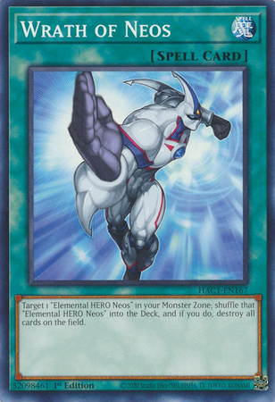Wrath of Neos HAC1 EN167 Common 1st Edition Hidden Arsenal Chapter 1 1st Edition Singles Wrath of Neos HAC1 EN167 Common 1st Edition Hidden Arsenal Chapter 1 1st Edition Singles