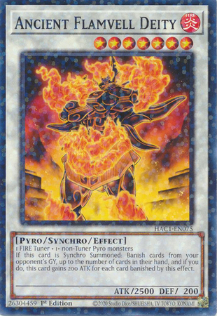 Ancient Flamvell Deity HAC1 EN075 Duel Terminal Common Parallel 1st Edition Hidden Arsenal Chapter 1 1st Edition Singles Ancient Flamvell Deity HAC1 EN075 Duel Terminal Common Parallel 1st Edition Hidden Arsenal Chapter 1 1st Edition Singles