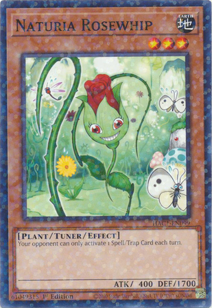 Naturia Rosewhip HAC1 EN099 Duel Terminal Common Parallel 1st Edition Naturia Rosewhip HAC1 EN099 Duel Terminal Common Parallel 1st Edition
