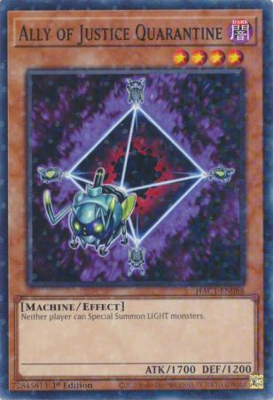 Ally of Justice Quarantine HAC1 EN088 Duel Terminal Common Parallel 1st Edition Ally of Justice Quarantine HAC1 EN088 Duel Terminal Common Parallel 1st Edition
