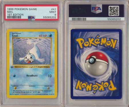 Seel 41 102 PSA 9 MINT Uncommon 1st Edition Base Set 5202 Base Set 1st Edition Singles Seel 41 102 PSA 9 MINT Uncommon 1st Edition Base Set 5202 Base Set 1st Edition Singles