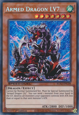 Armed Dragon LV7, Card Details