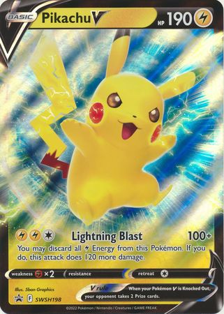 Pokemon V Large Jumbo Card XXL Promotional Card Official Card (Pikachu VMAX  SWSH286)