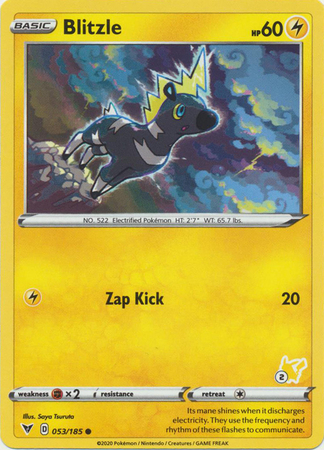 Blitzle 053 185 Pikachu Deck Pikachu Symbol 2 Blitzle 053 185 Pikachu Deck Pikachu Symbol 2