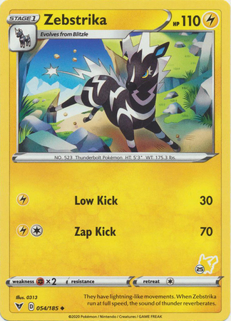 Zebstrika 054 185 Pikachu Deck Pikachu Symbol 25 Zebstrika 054 185 Pikachu Deck Pikachu Symbol 25