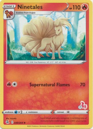 Ninetales 030 264 Cinderace Deck Cinderace Symbol 7 Ninetales 030 264 Cinderace Deck Cinderace Symbol 7