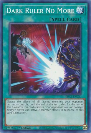 Dark Ruler No More SDAZ EN030 Common 1st Edition Structure Deck Albaz Strike 1st Edition Singles Dark Ruler No More SDAZ EN030 Common 1st Edition Structure Deck Albaz Strike 1st Edition Singles