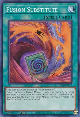 Fusion Substitute SDAZ EN026 Common 1st Edition Structure Deck Albaz Strike 1st Edition Singles Fusion Substitute SDAZ EN026 Common 1st Edition Structure Deck Albaz Strike 1st Edition Singles
