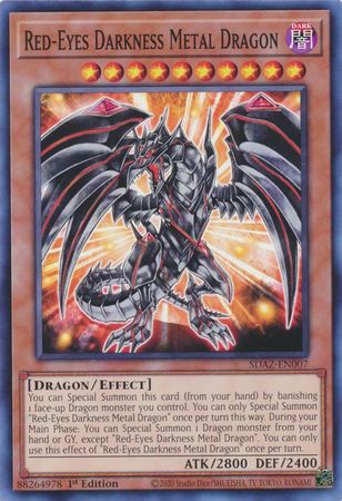 Red Eyes Darkness Metal Dragon SDAZ EN007 Common 1st Edition Structure Deck Albaz Strike 1st Edition Singles Red Eyes Darkness Metal Dragon SDAZ EN007 Common 1st Edition Structure Deck Albaz Strike 1st Edition Singles