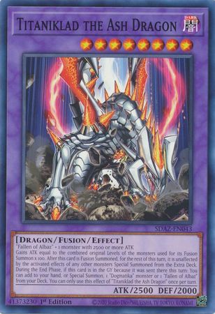 Titaniklad the Ash Dragon SDAZ EN043 Common 1st Edition Structure Deck Albaz Strike 1st Edition Singles Titaniklad the Ash Dragon SDAZ EN043 Common 1st Edition Structure Deck Albaz Strike 1st Edition Singles