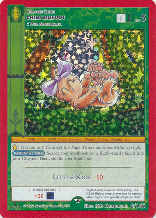 Chibi Bigfoot 2 165 Gold Holo 1st Edition Wilderness 1st Edition Singles Chibi Bigfoot 2 165 Gold Holo 1st Edition Wilderness 1st Edition Singles