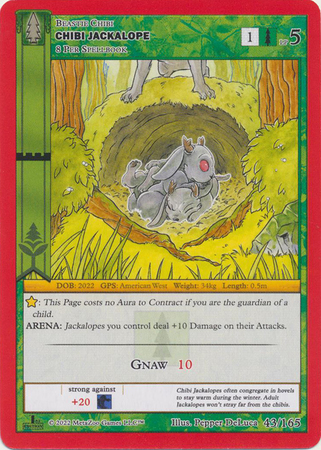 Chibi Jackalope 43 165 Silver 1st Edition Wilderness 1st Edition Singles Chibi Jackalope 43 165 Silver 1st Edition Wilderness 1st Edition Singles